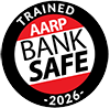 AARP Bank Safe 2026 Logo